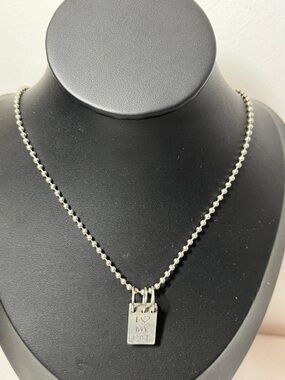 I Love My Cat Silver Pendant Necklace. Perfect gift!